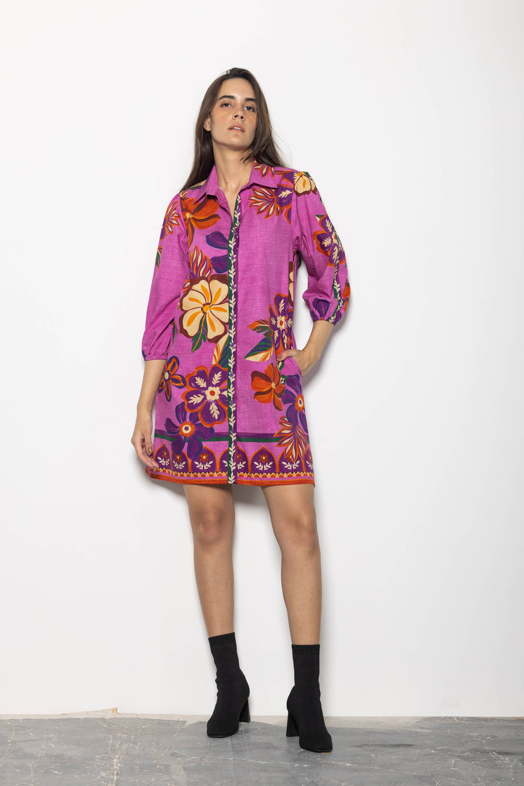 Mauve Blossom Dress