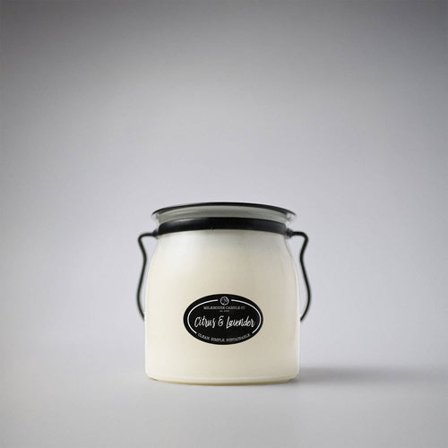 16 oz Butter Jar Candle: Citrus & Lavender