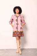 FLORAL MOTIFS AVA SHIRT DRESS
