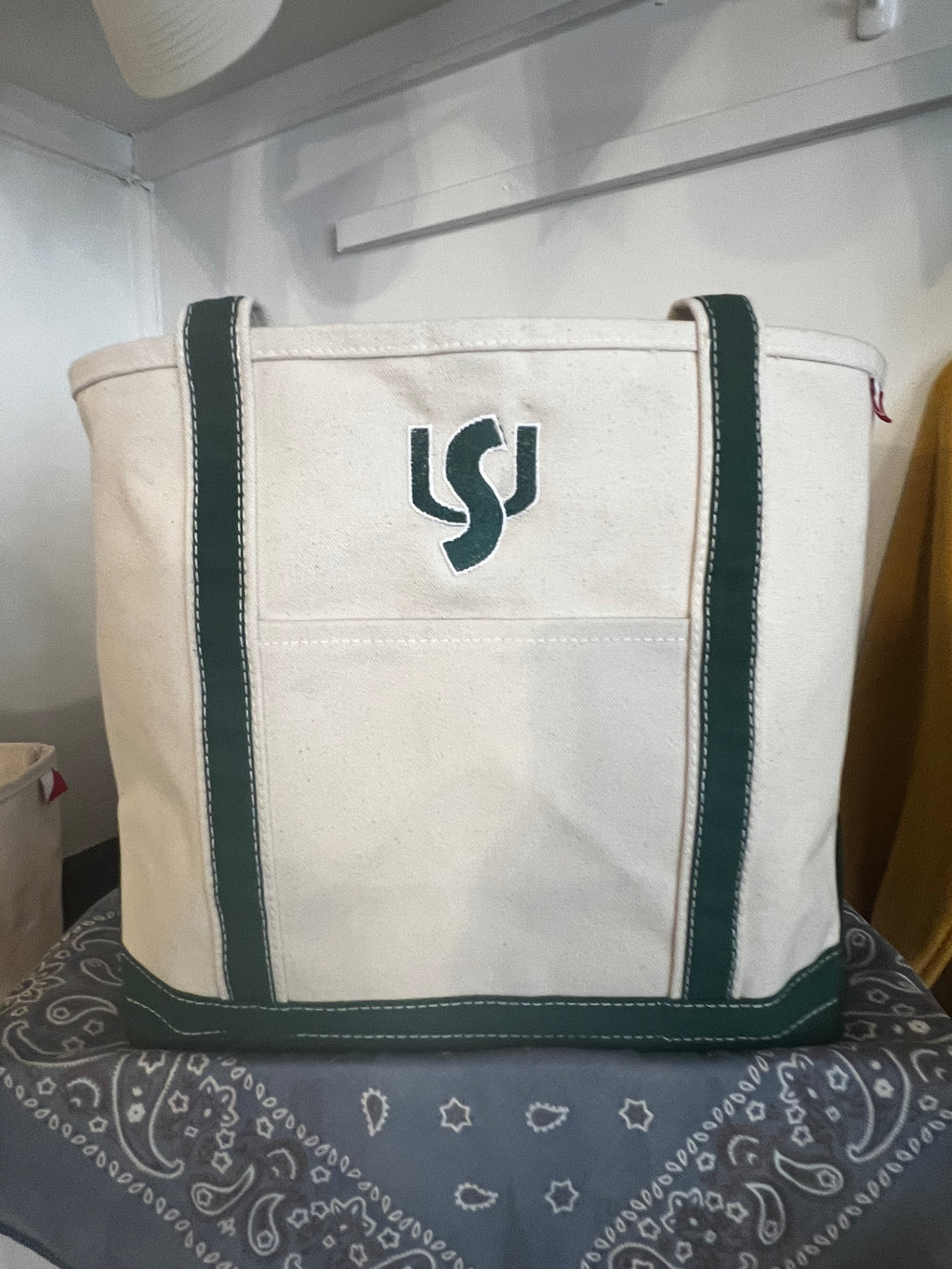 Embroidered Canvas Totes