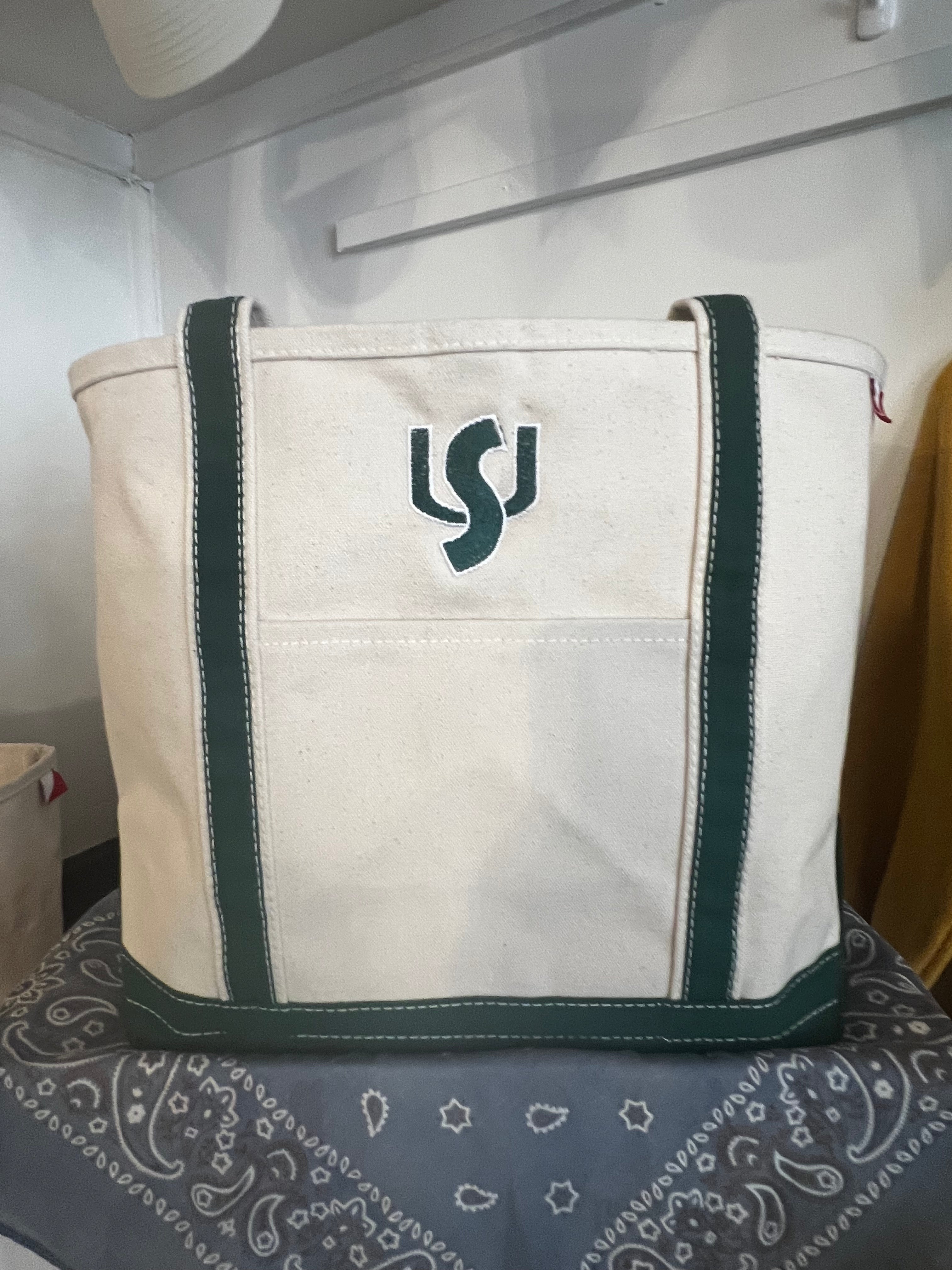 Embroidered Canvas Totes