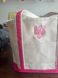 Embroidered Canvas Tote - Large