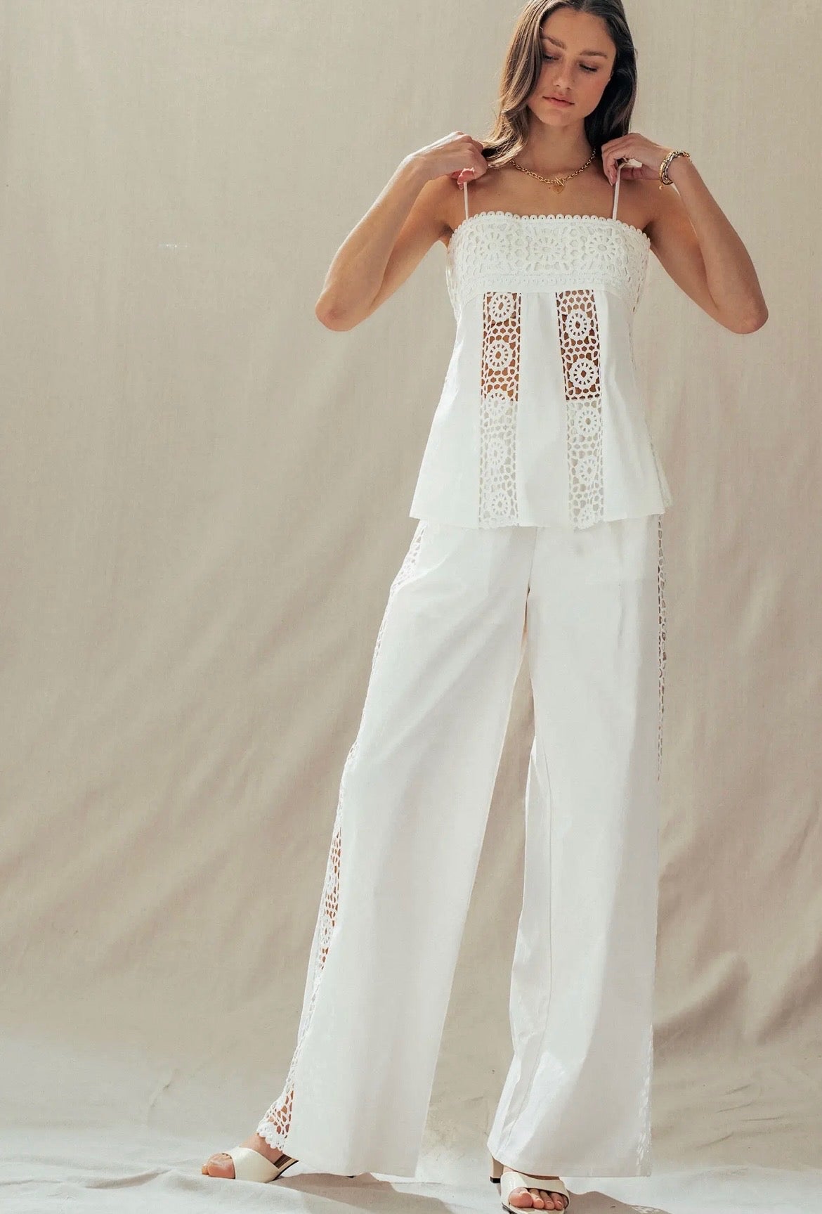 Cotton Eyelet Top