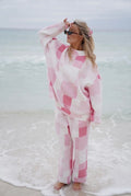 Quilted Patchwork Set - Light Pink