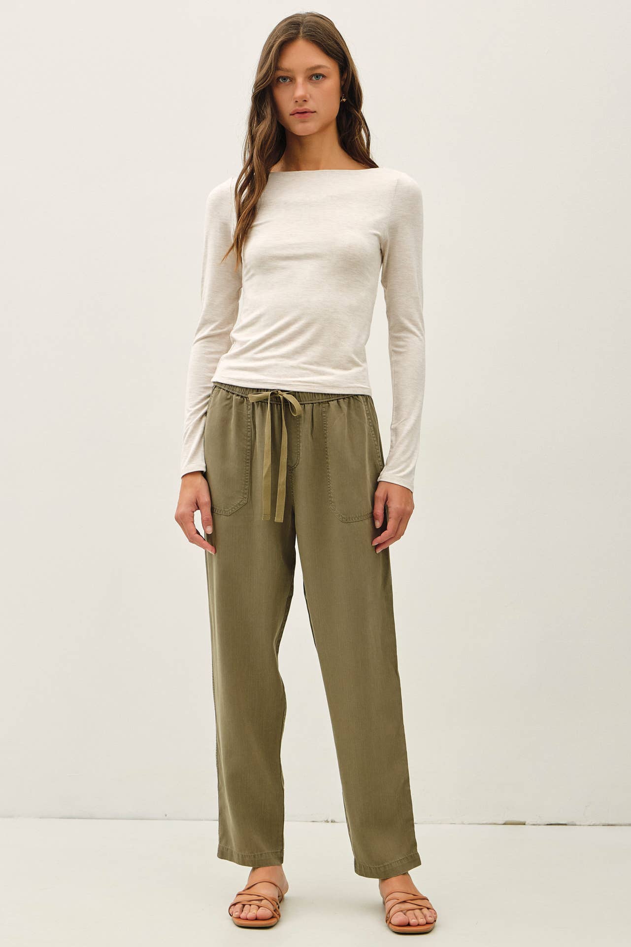SOFT CORE BOAT NECK LONG SLEEVE TOP